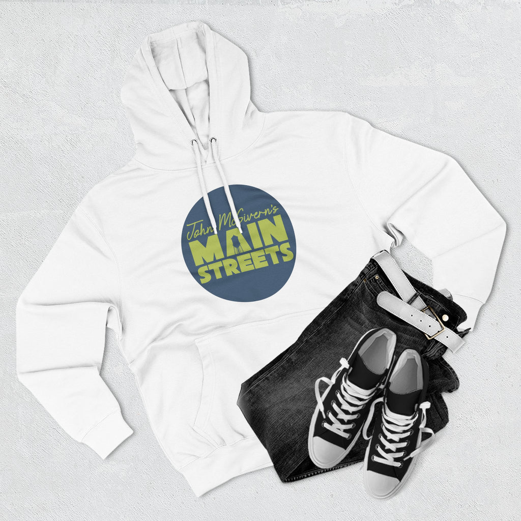 Circle Logo Three-Panel Fleece Hoodie