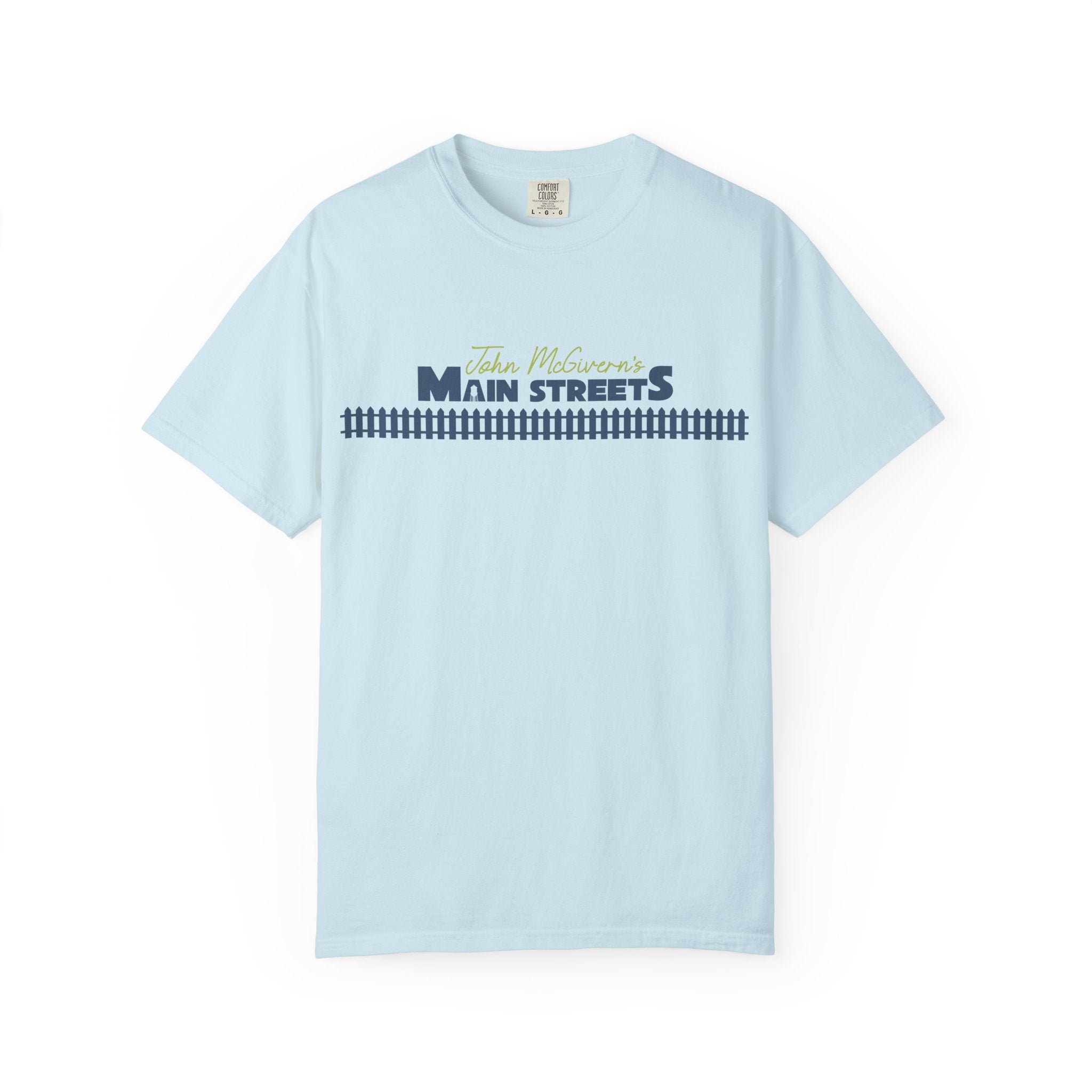 Fence Logo T-Shirt — Garment-Dyed Casual Tee