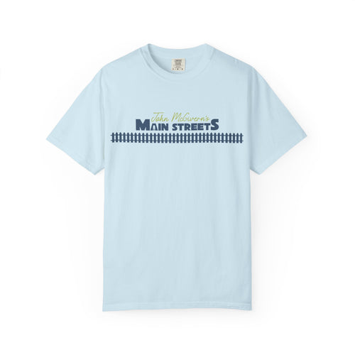 Fence Logo T-Shirt — Garment-Dyed Casual Tee