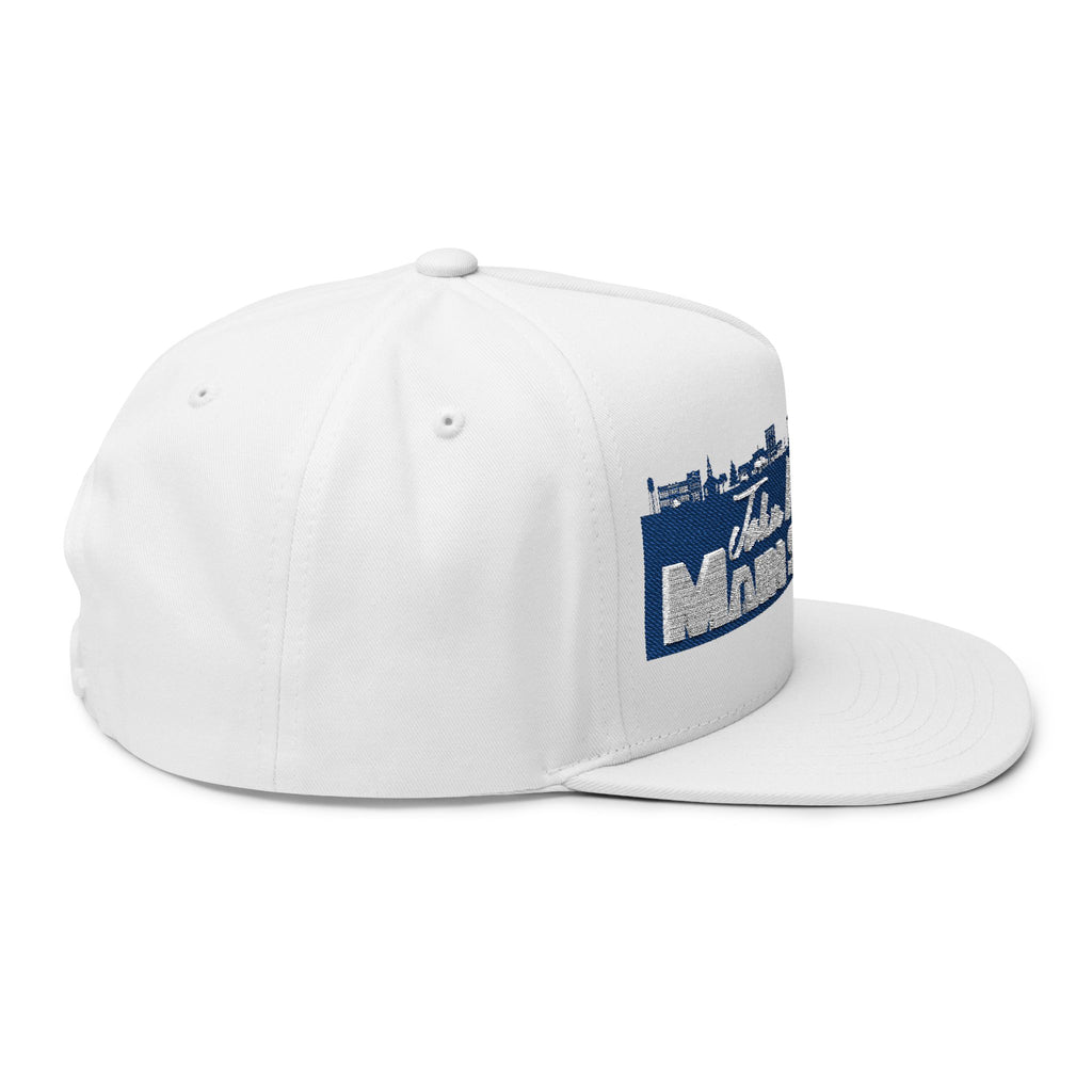John McGovern's Main Streets Flat Bill Cap — Embroidered Urban Skyline Snapback