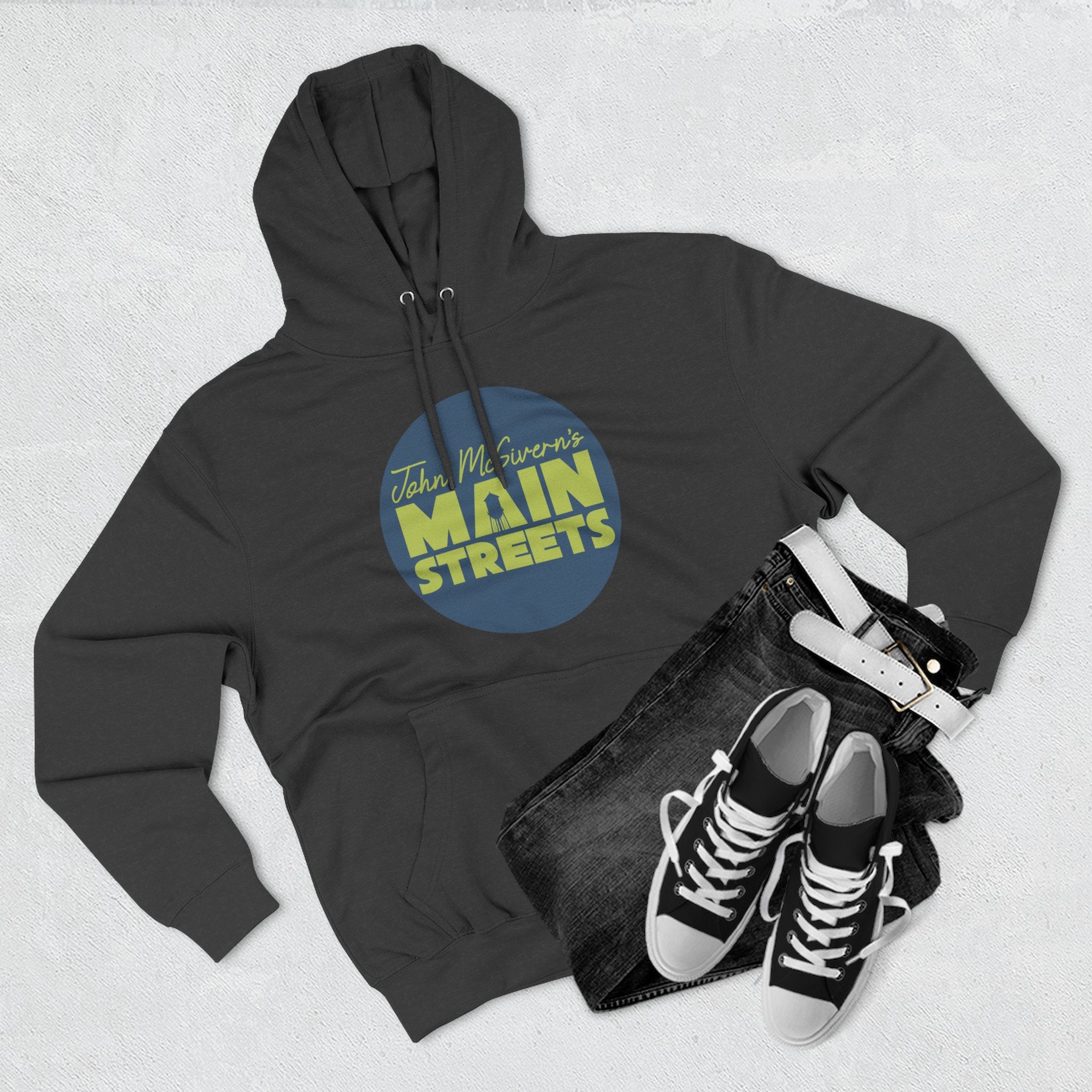 Circle Logo Three-Panel Fleece Hoodie