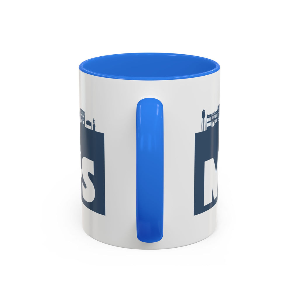 Personalized Main Street Coffee Mug — Custom Name Town Skyline 11/15oz
