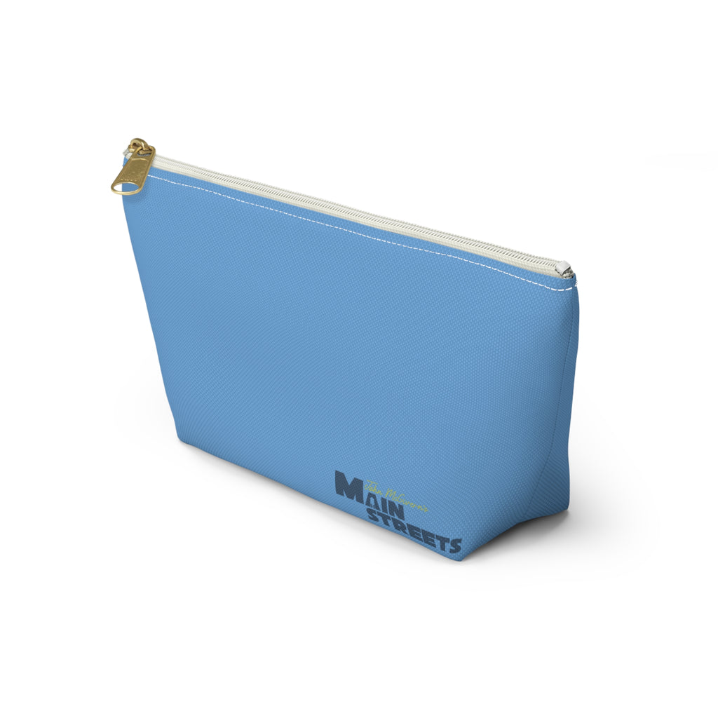 Main Streets Blue Accessory Pouch (T-Bottom Toiletry Bag)