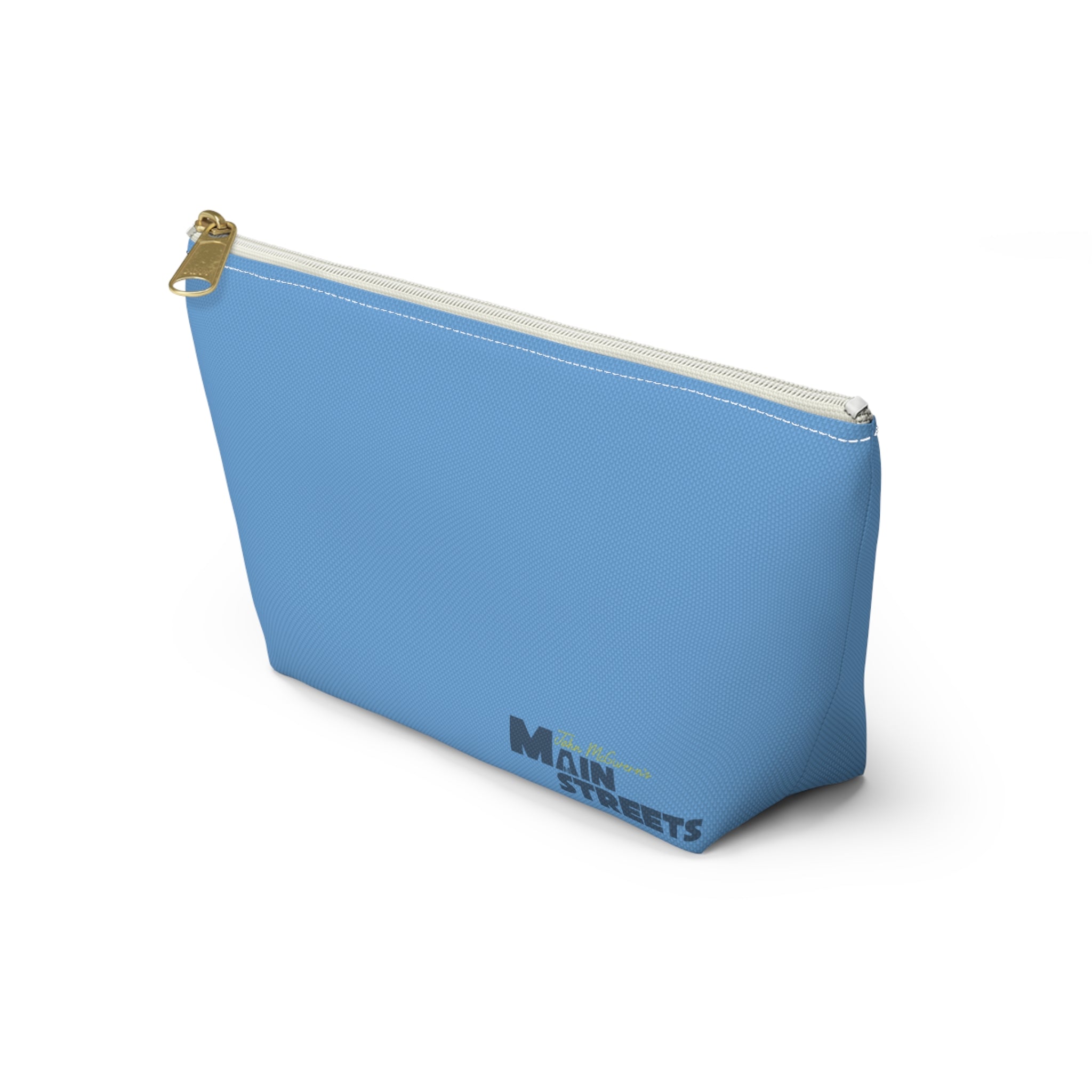 Main Streets Blue Accessory Pouch (T-Bottom Toiletry Bag)