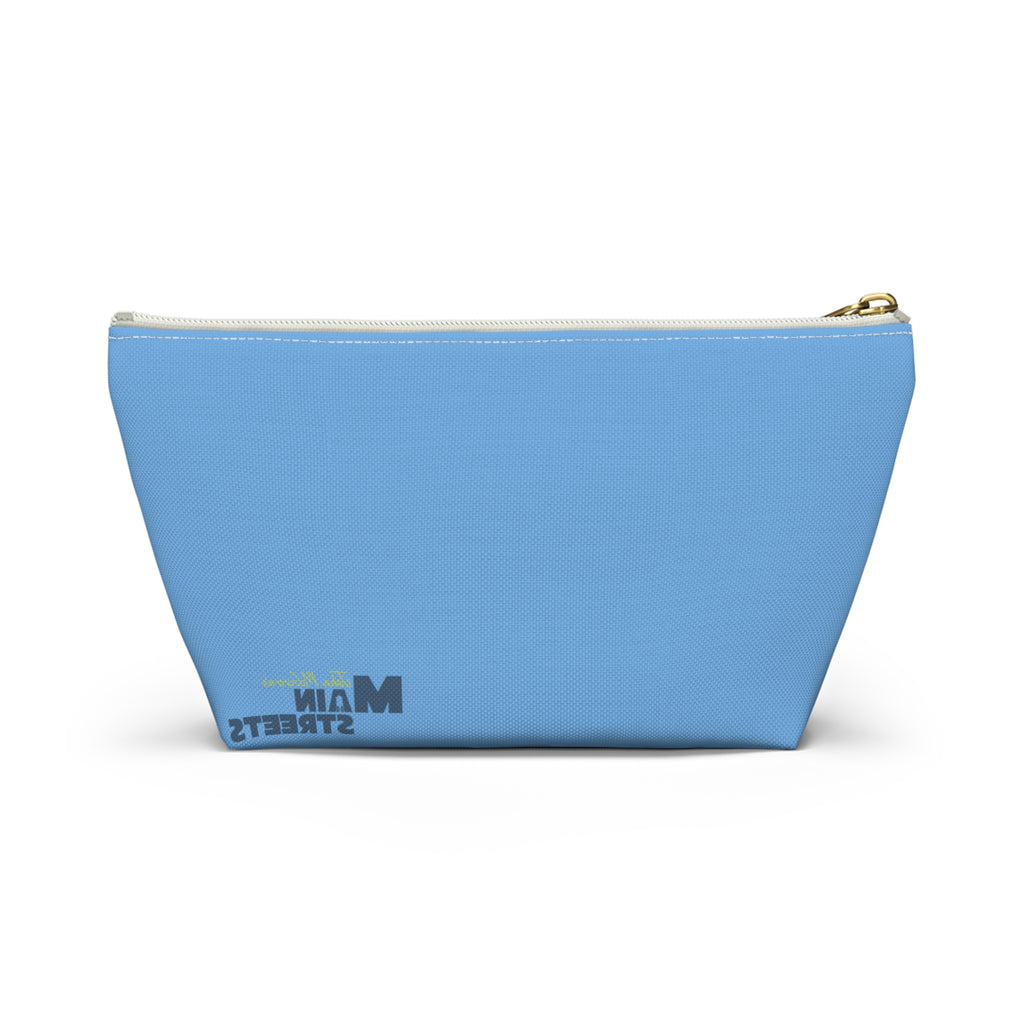 Main Streets Blue Accessory Pouch (T-Bottom Toiletry Bag)