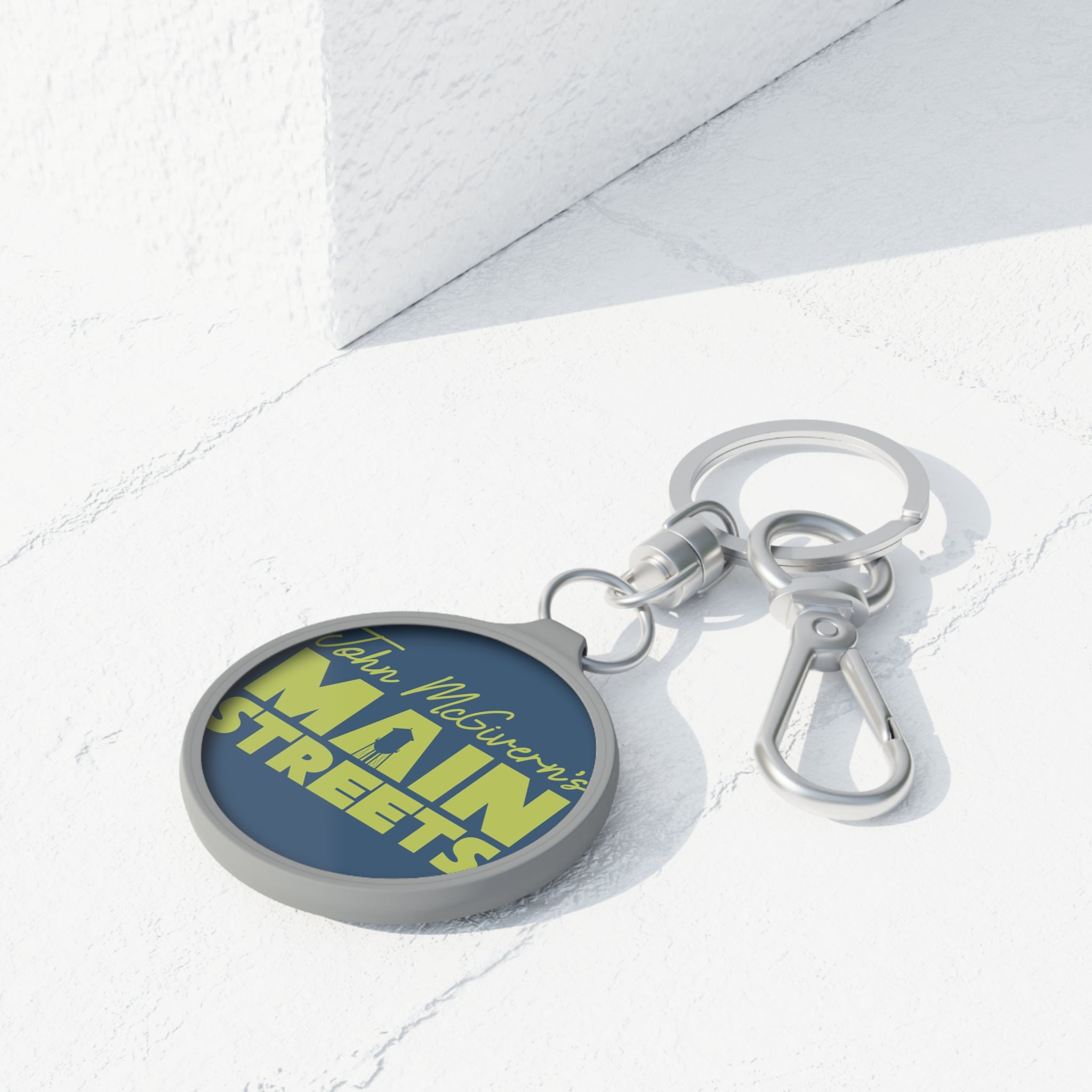Main Streets Keyring Tag Keychain