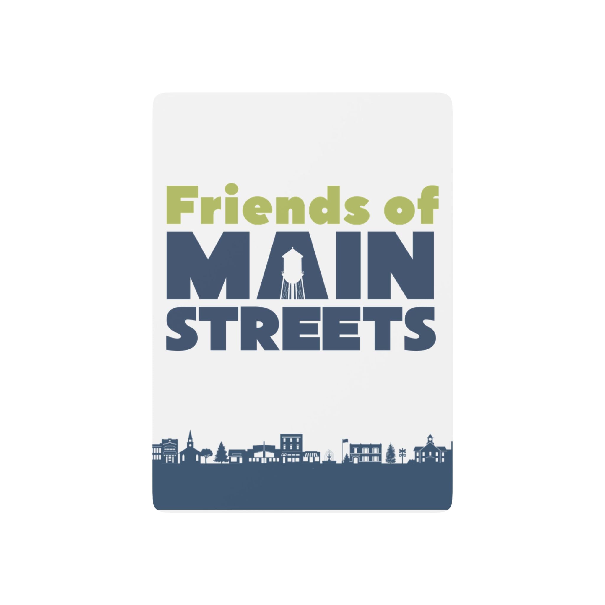 Friends of Main Streets Custom Poker Playing Cards