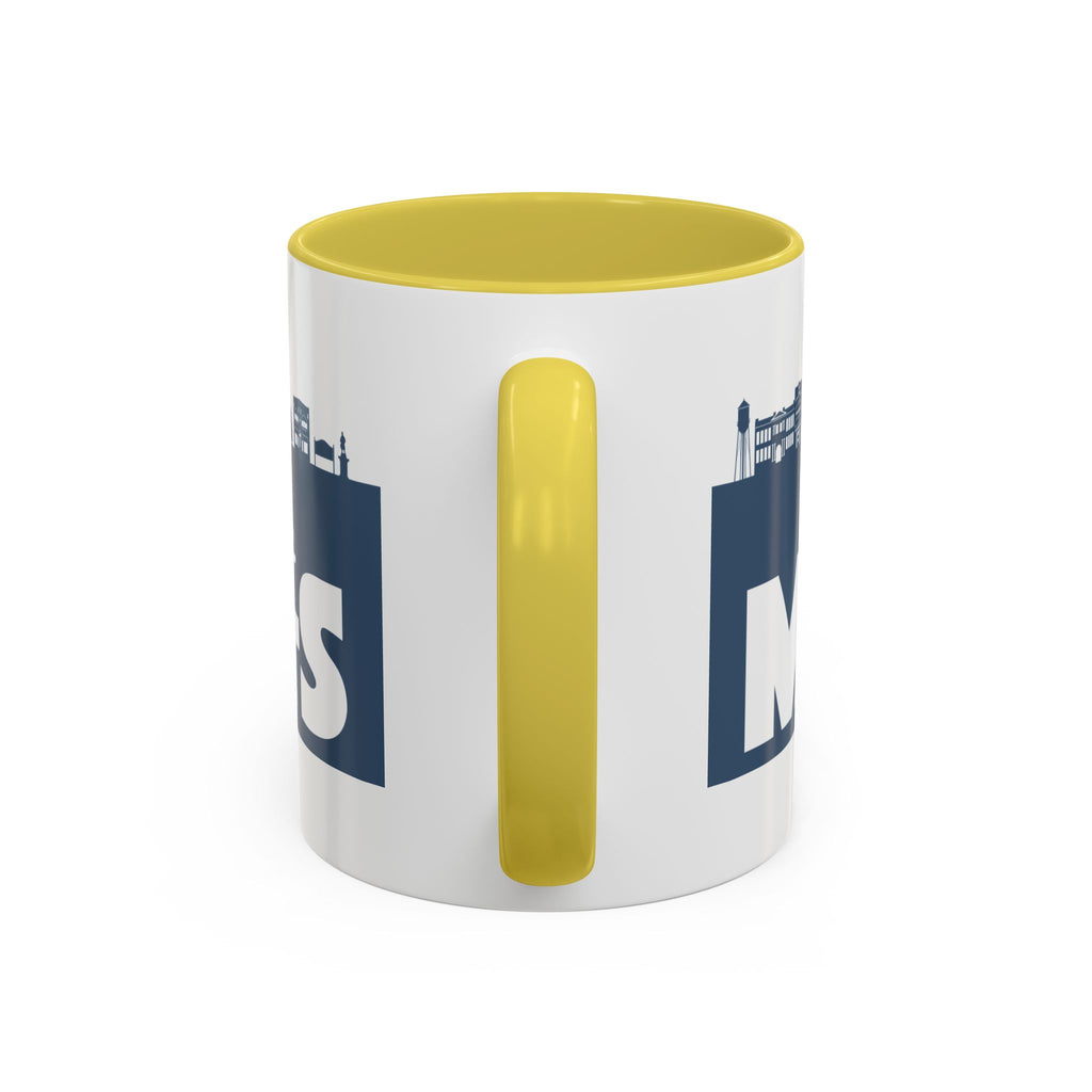 Personalized Main Street Coffee Mug — Custom Name Town Skyline 11/15oz