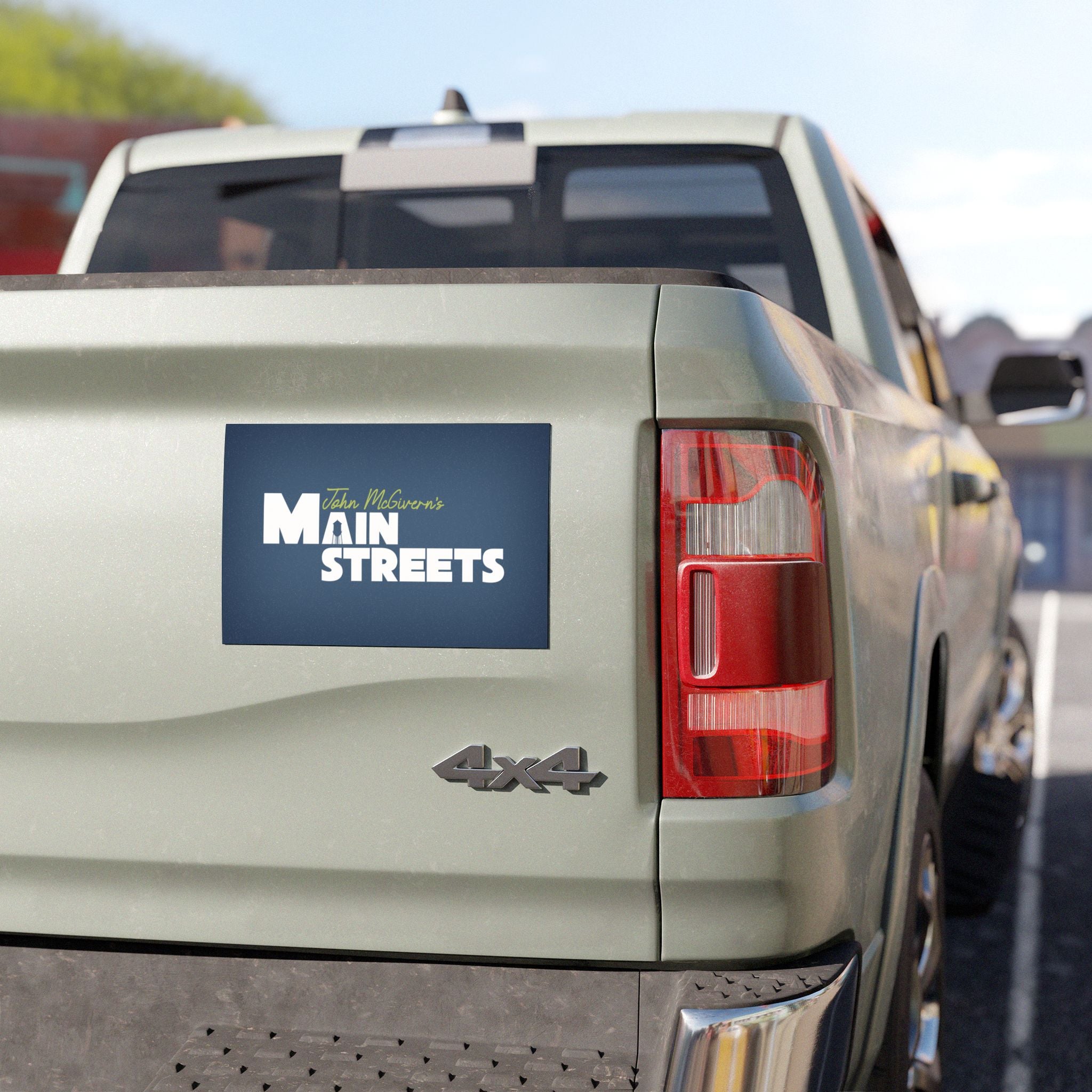 Car Magnet — "John McGivern's Main Streets" Logo Promotional Magnet