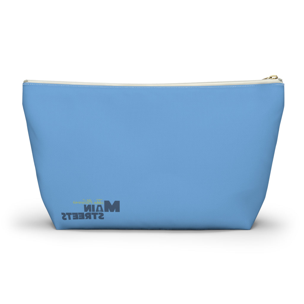 Main Streets Blue Accessory Pouch (T-Bottom Toiletry Bag)