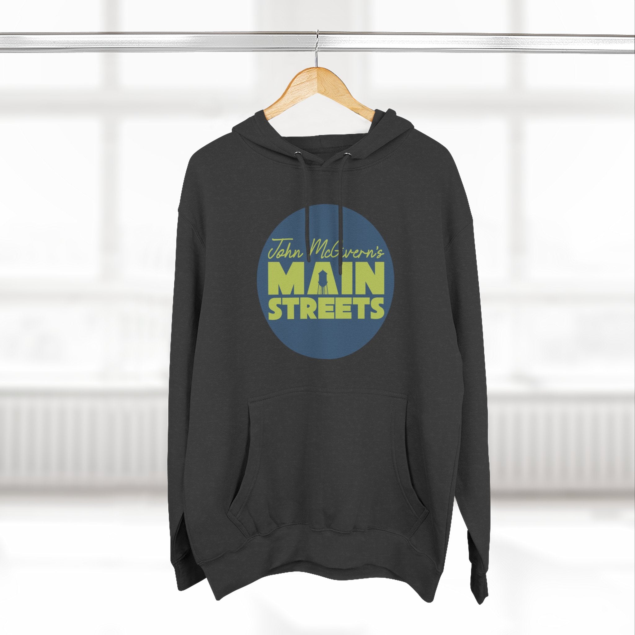 Circle Logo Three-Panel Fleece Hoodie