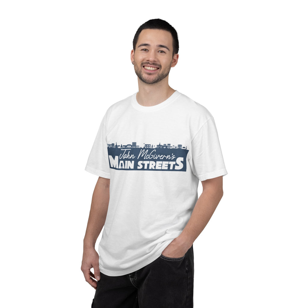 Main Streets Skyline T‑Shirt — John McGivern's Main Streets Graphic Tee